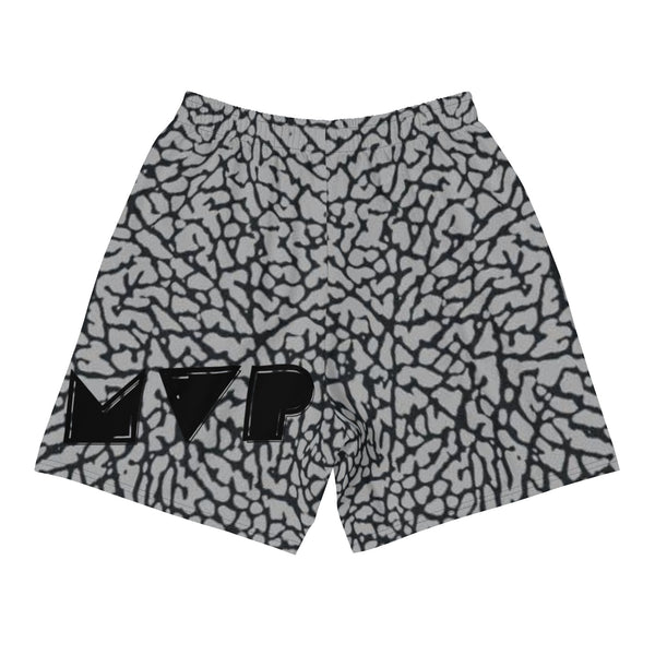 Elephant Print Athletic Shorts