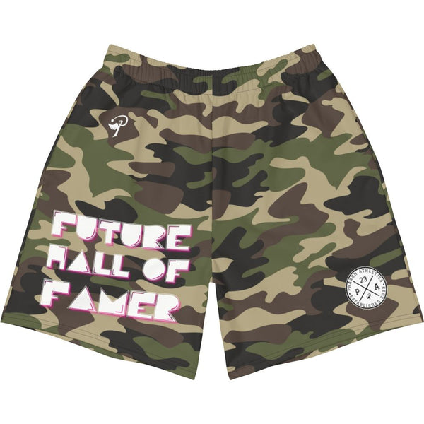 Tokyo Biohack Camo Green Athletic Shorts