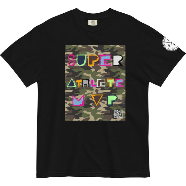 Tokyo Biohack Camo Green heavyweight t-shirt