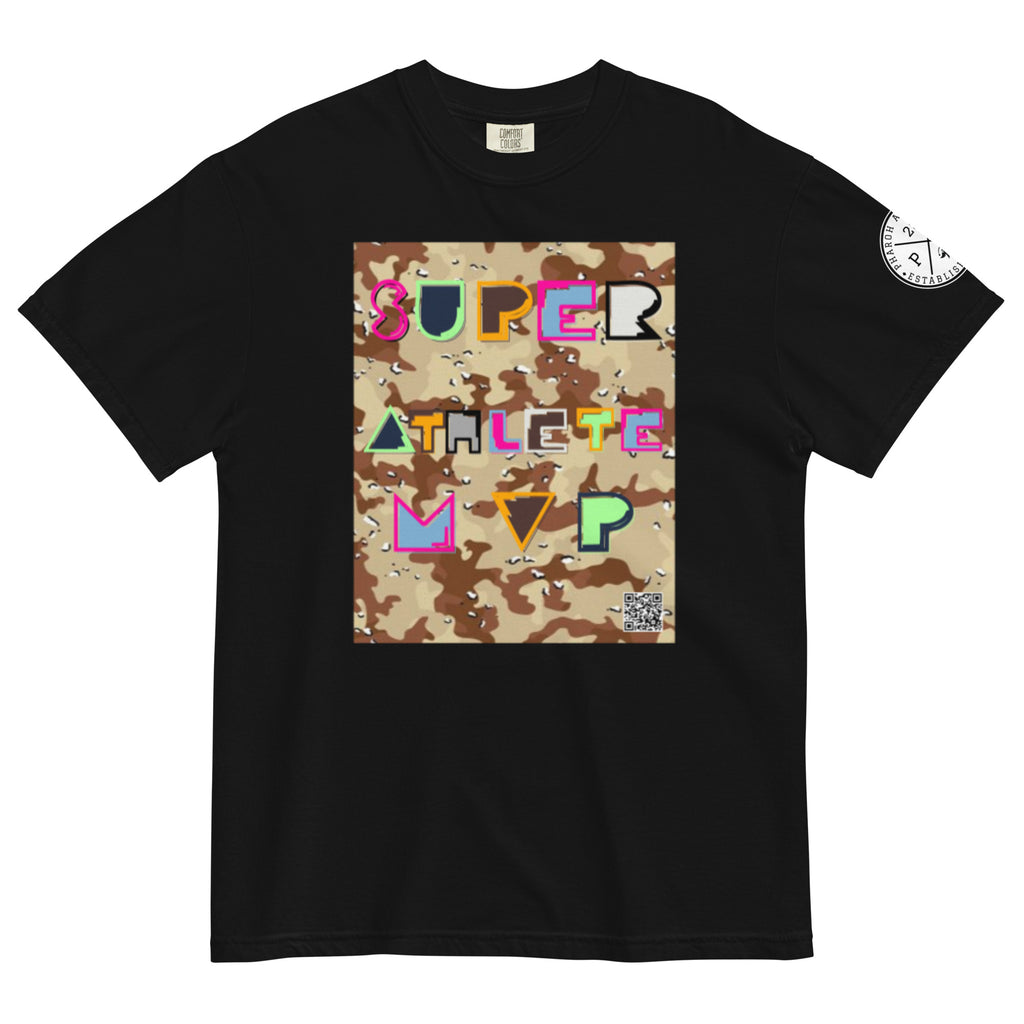 Tokyo Biohack Men’s Desert Camo heavyweight t-shirt