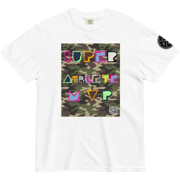 Tokyo Biohack Men’s Camo Green heavyweight t-shirt