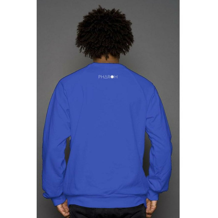 Mens Embroidered Logo crew neck Sweatshirt - Pharaohathletics
