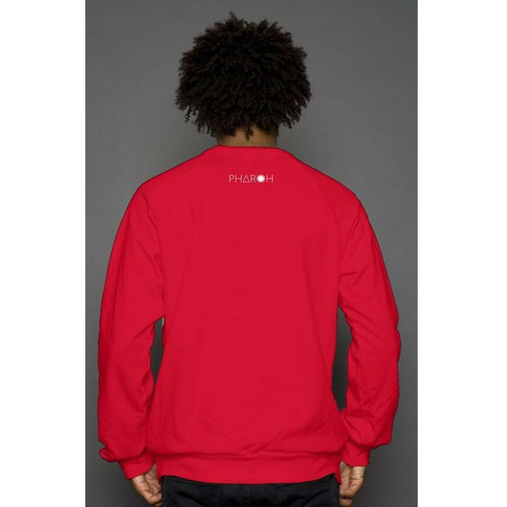 Mens Embroidered Logo crew neck Sweatshirt - Pharaohathletics