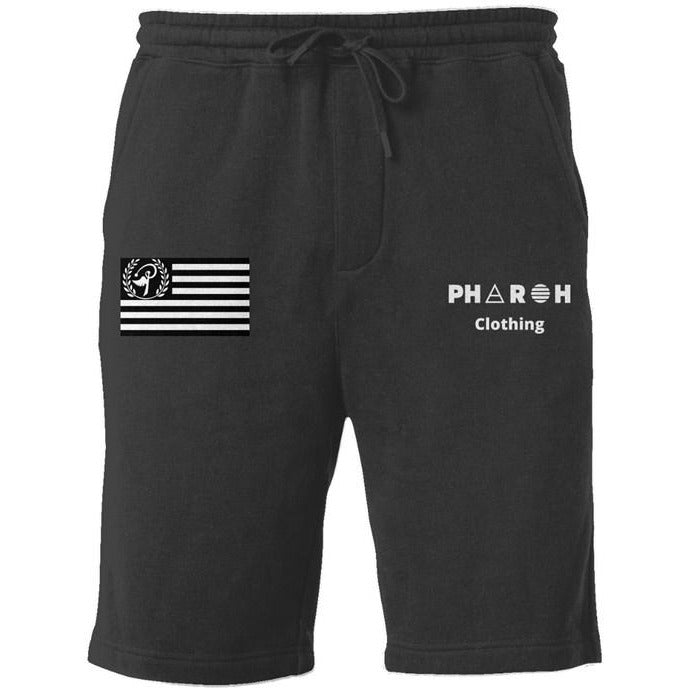 Midweight Embroidered Flag Fleece Shorts - Pharaohathletics