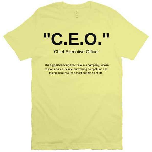 C.E.O. Chief Executive Officer T Shirt - Pharaohathletics
