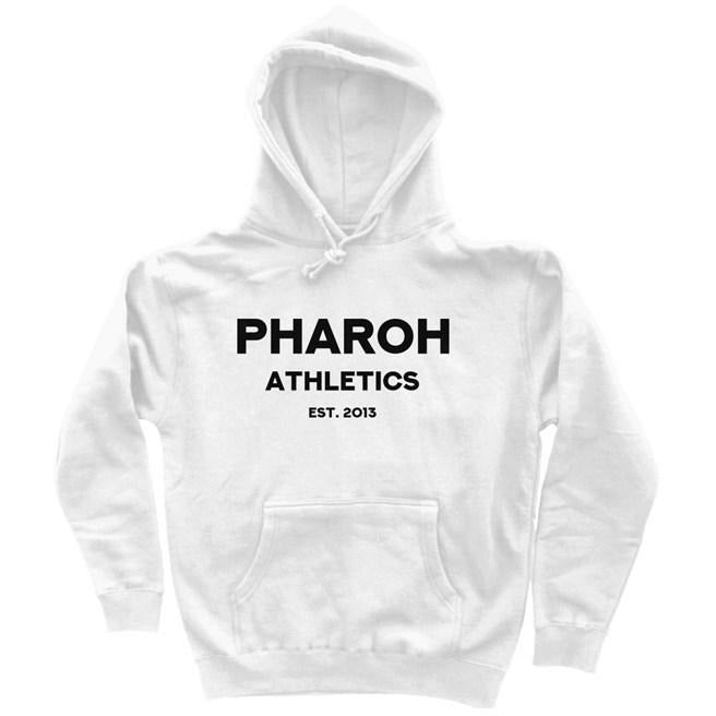 Pharoh Athletics White pullover hoody