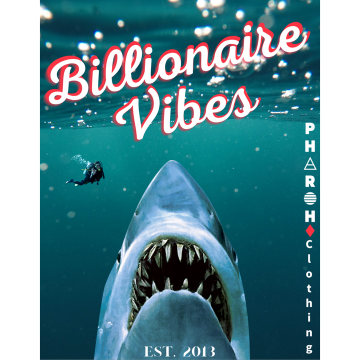 Shark Billionaire Vibes Mid Weight Sweatshirt - Pharaohathletics