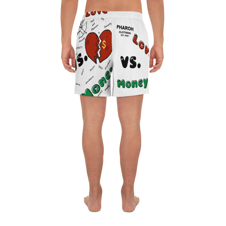 Men's Love Vs Money Shorts - Pharoh Athletics