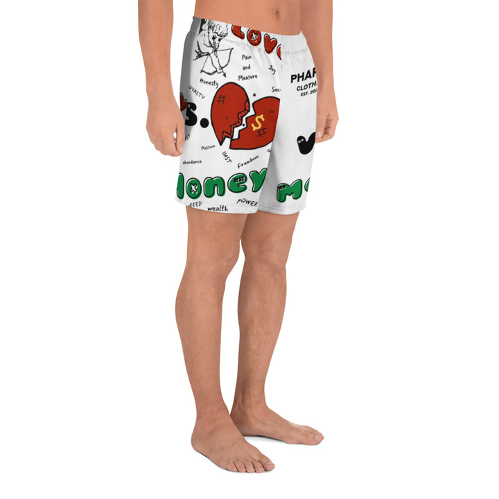 Men's Love Vs Money Shorts - Pharoh Athletics