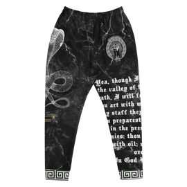 Black Marble In God We Trust All-Over Print Joggers