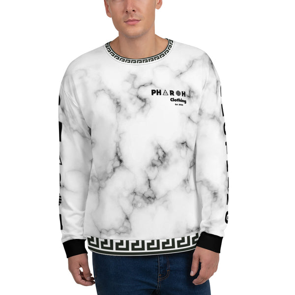 Designer Marble Unisex Sweatshirt - Pharoh Athletics