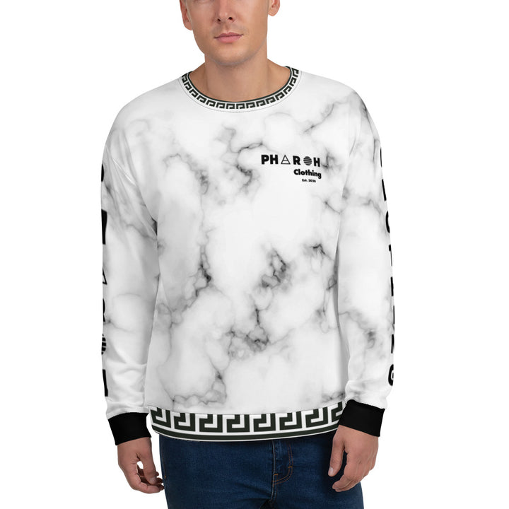 Designer Marble Unisex Sweatshirt - Pharoh Athletics