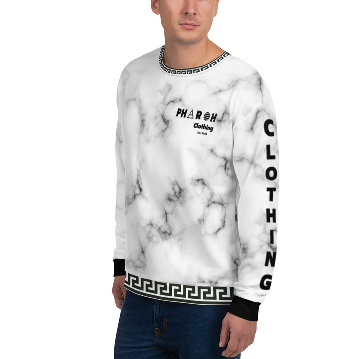 Designer Marble Unisex Sweatshirt - Pharoh Athletics