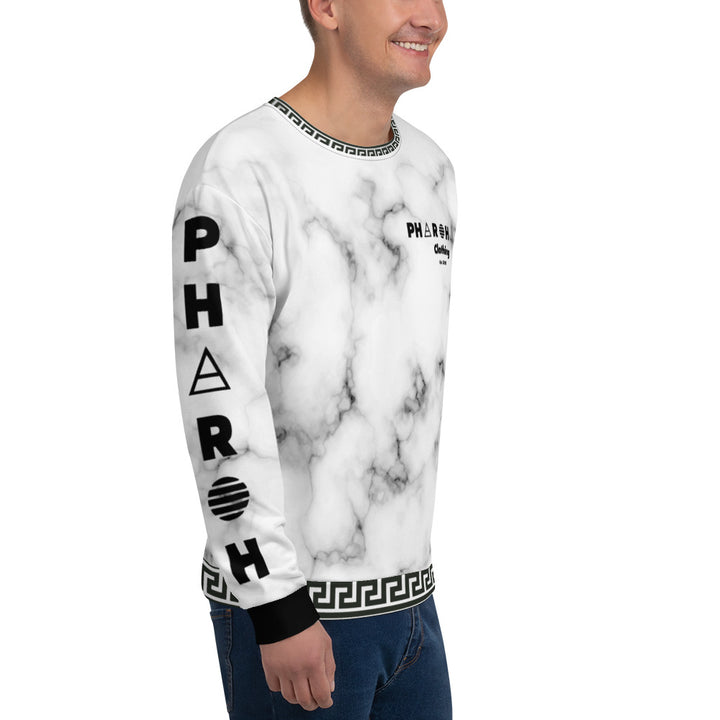 Designer Marble Unisex Sweatshirt - Pharoh Athletics