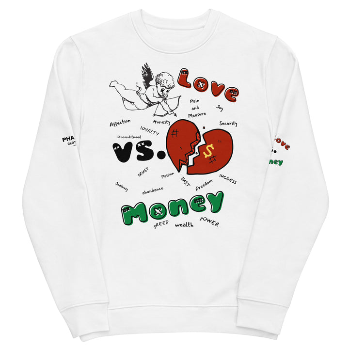 Love Vs Money Sweatshirt - Pharoh Athletics