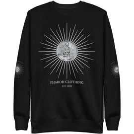 Pharoh Clothing Egyptian Silver Bullion Coin Unisex Sweatshirt