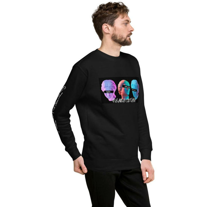 Sex Drugs and Hip Hop Mens Unisex Fleece Pullover - Pharoh Athletics