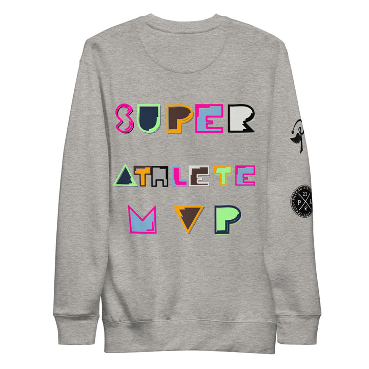 MVP Super Athlete Unisex Fleece Crewneck Sweater | 1 Tokyo Bio hack - Pharoh Athletics