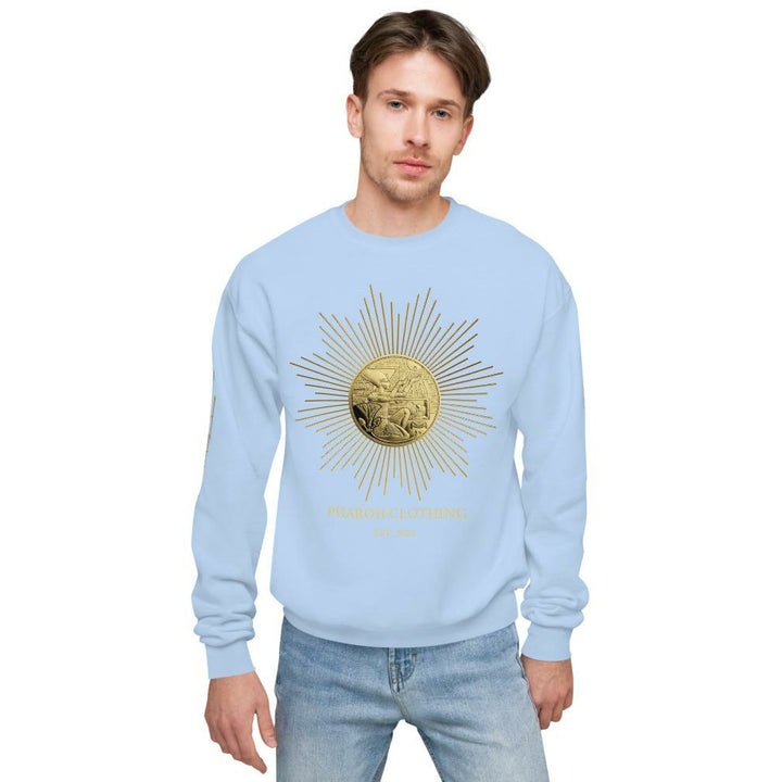 Egyptian Gold Medal Coin Mens Unisex fleece sweatshirt