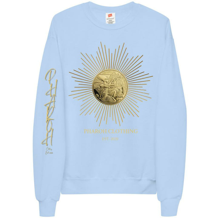Egyptian Gold Medal Coin Mens Unisex fleece sweatshirt