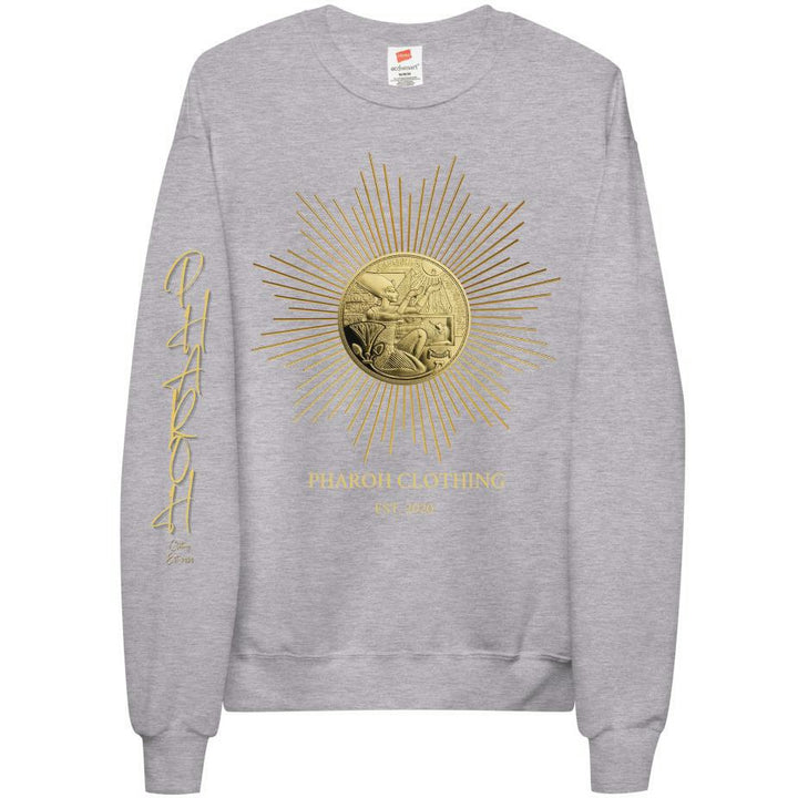 Egyptian Gold Medal Coin Mens Unisex fleece sweatshirt