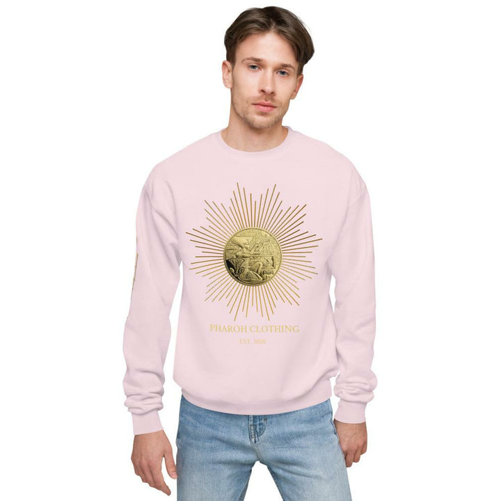 Egyptian Gold Medal Coin Mens Unisex fleece sweatshirt
