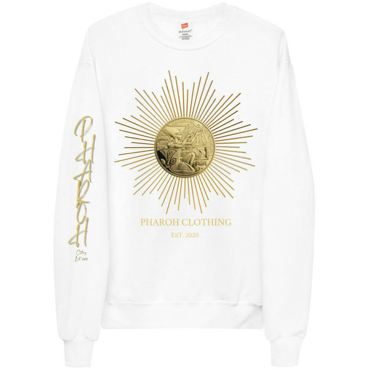 Egyptian Gold Medal Coin Mens Unisex fleece sweatshirt