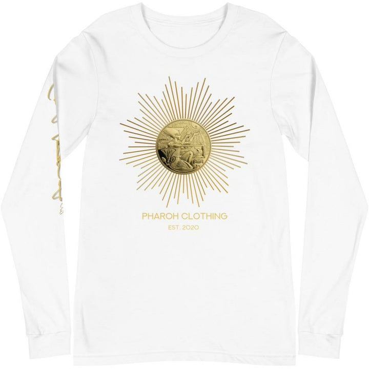 Pharoh Clothing Gold Coin Euro Unisex Long Sleeve Tee - Pharoh Athletics