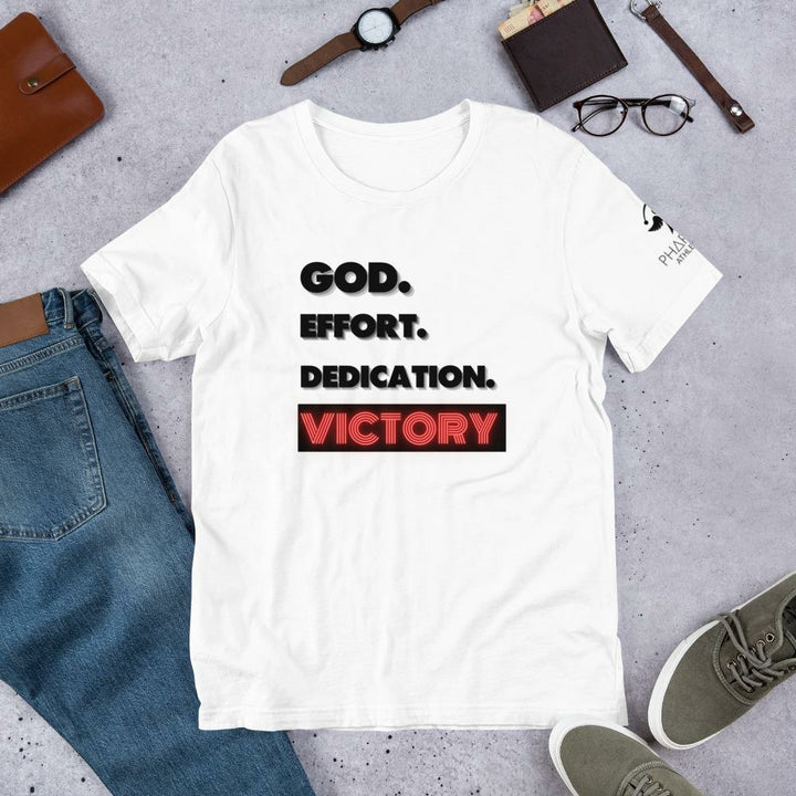 God Effort Dedication Victory  T-Shirt - Pharoh Athletics