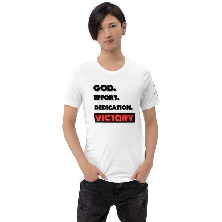 God Effort Dedication Victory  T-Shirt - Pharoh Athletics