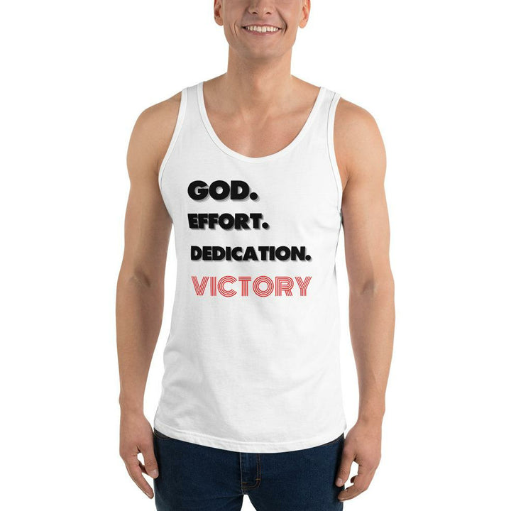 God Effort Dedication Victory Unisex Tank Top - Pharoh Athletics