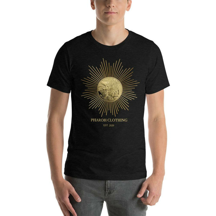 Egyptian Gold Medal Coin Mens Unisex tshirt