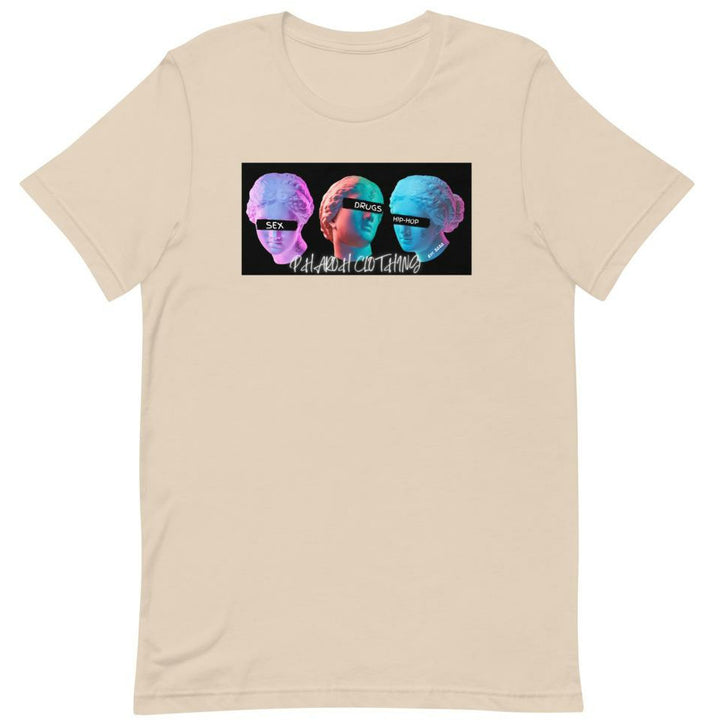 Sex Drugs and Hip Hop Mens Unisex Short-Sleeve Unisex T-Shirt - Pharoh Athletics