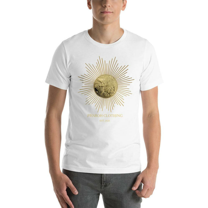 Pharoh Clothing Egyptian Gold Medal Coin Mens Short-Sleeve Unisex T-Shirt - Pharoh Athletics